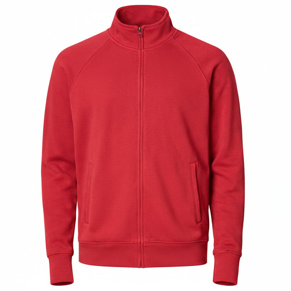 H&M REGULAR FIT FULL ZIP SWEATSHIRT (RED)