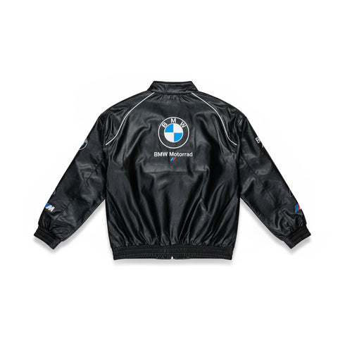 VINTAGE BMW LEATHER JACKET ( BLACK)