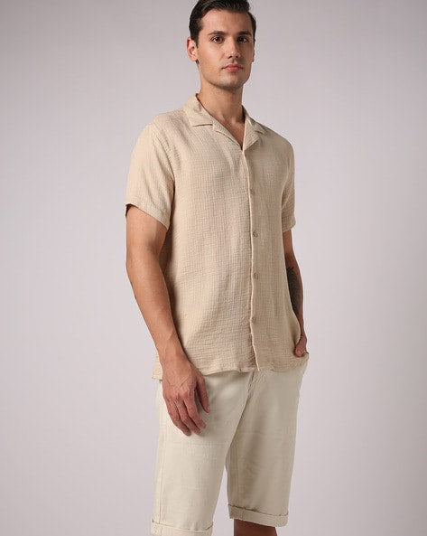 Cotton linen shirt