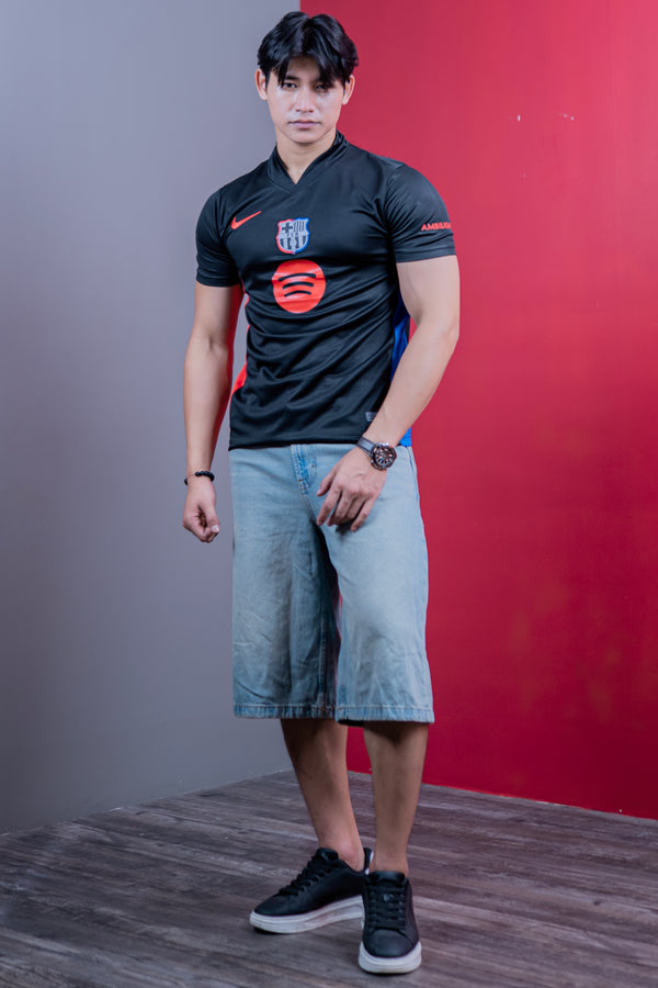 Light Blue Denim Shorts