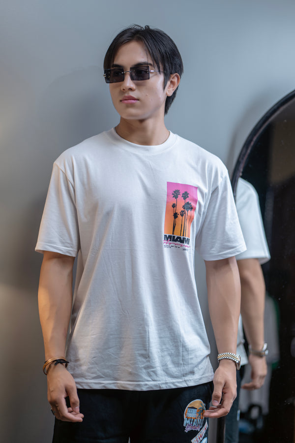 Bershka Printed T-shirt