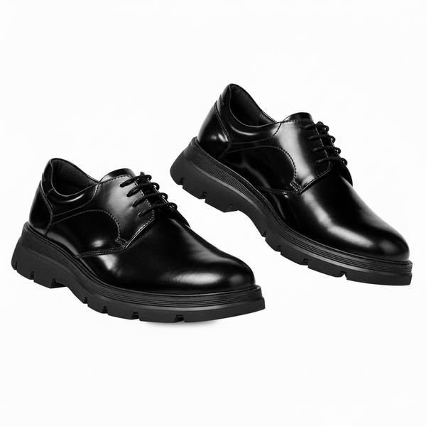CHUNKY SOLE DERBY SHOES