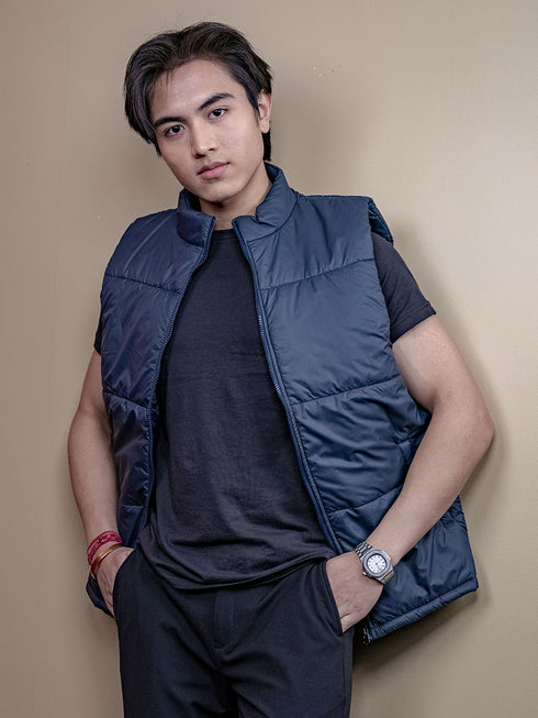 Universal half puffer jacket