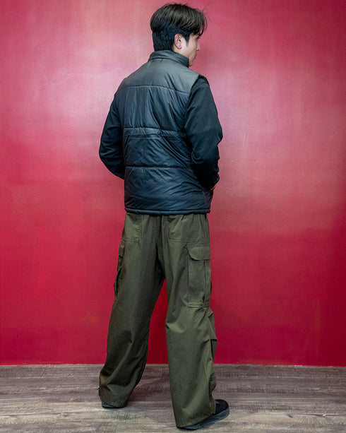 Universal half puffer jacket