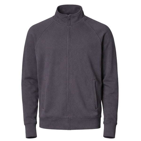 H&M REGULAR FIT FULL ZIP SWEATSHIRT (GREY)