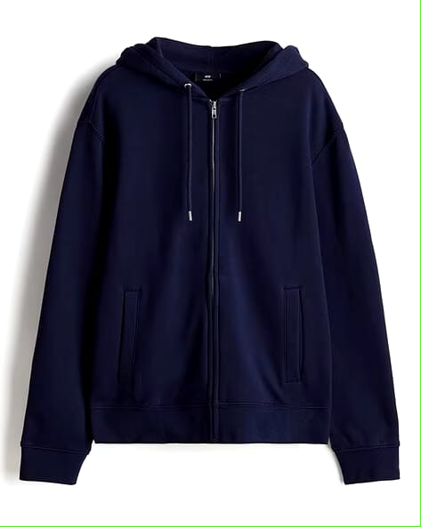 oversized fit Zip hoodie