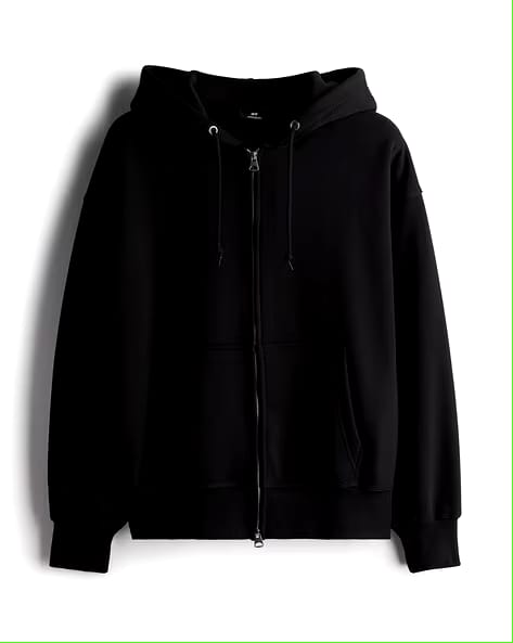 Oversized fit zip hoodie